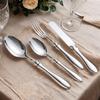 Silverware Set 4X Flatware Utensils Stainless Steel Eating Tableware Set Include Steak Cutter Fork And Spoon For Restaurant