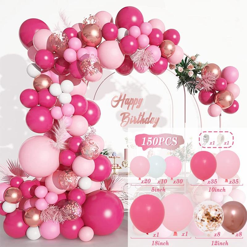 Balloon Chain Set Confession Engagement Balloon Set Opening Birthday Scene Arrangement Balloon
