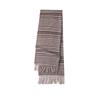 Retro design striped color matching scarf, high-end trend fashion women's imitation cashmere warm scarf