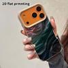 Phone Case: 2D flat lambskin suitable for iPhone 18 17 16 15 14 13 Pro film protective case, navy rose, Christmas and Halloween gift