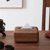 Jing Tong Black Walnut Wood Tissue Box