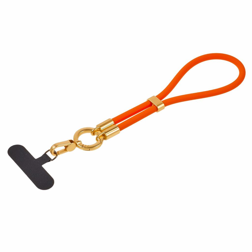 30cm Silikonová šňůrka na telefon Krátký popruh Nastavitelná šňůra s poutkem