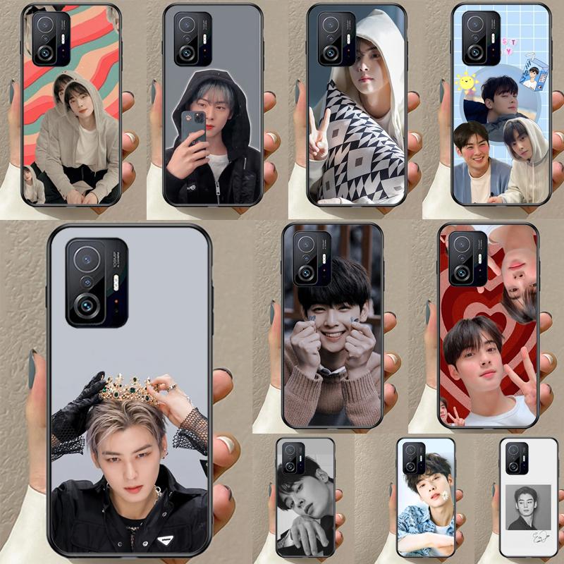 Cha EunWoo Eun Woo Funda For POCO F5 F3 M5s C40 F4 GT X3 X4 X5 Pro Case For Xiaomi 12 13 Lite 11T 12T Pro 12X