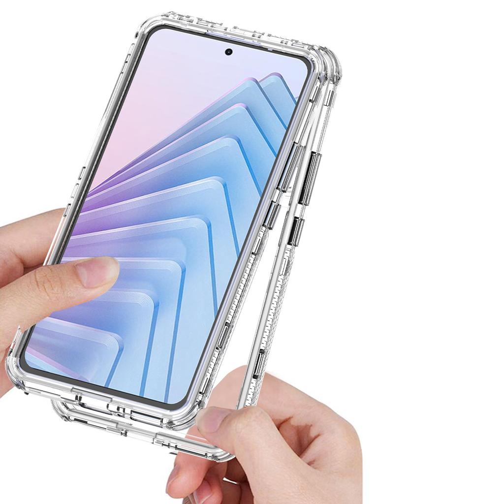 Redmi Note 14 Pro 5G Phone Case 3 in 1 Shockproof Slim Fit Clear Fullbody Protective Cover For Redmi Note14 Pro 5G