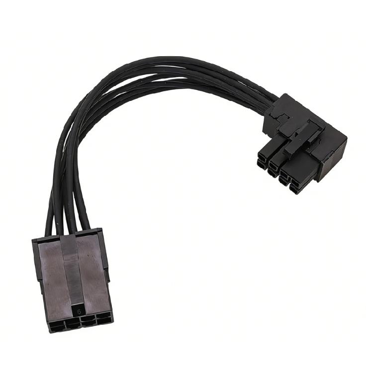 

Efficient Power 8pin Cable for Graphics Cards Featuring Angled Design for Space Limited PC Case Easy Installs