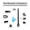 900Mbps Wifi Adapter USB Dongle 2in1 Dongle Dual Band 2.4G 5GHz Wireless Receiver Bluetooth 5.4 For Windows 10/11