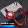 Car Charging Cable 3 In 1 USB Cable For Lightning Type C Micro USB Fast Charging Cable For Morris Garages MG 3 5 6 7 HS ZS GS H