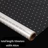 Flower Wrapping Paper Clear White Dot Tissue Multipurpose Waterproof OPP Packing Paper for Festival Gifts Cookie 40cm*10m