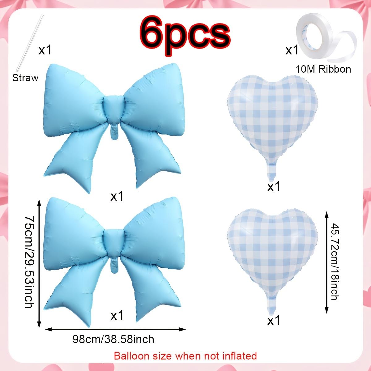 

Набор из 6 шт. Красный Розовый Синий Воздушный Шар из Фольги в Форме Сердца с Бантом День Рождения Свадьбы Юбилеи Украшение для Вечеринки Праздничный Подарок Фото Реквизит other