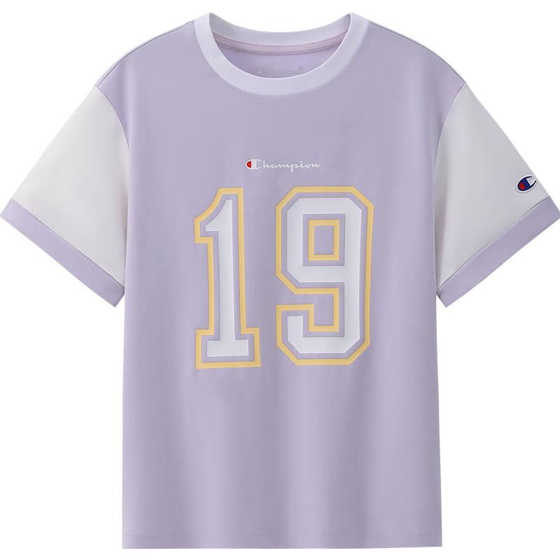 

Champion Unisex Kids Spliced Print Short Sleeve T-Shirt XXS