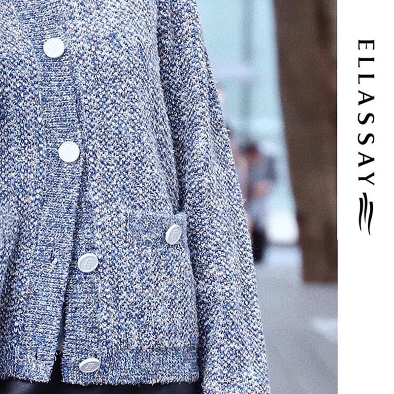 ELLASSAY Women's Chic Soft Knit Long Sleeve Sweater