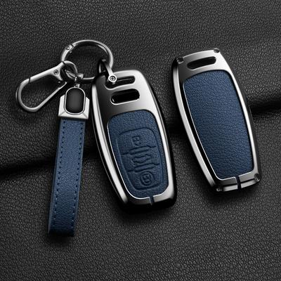 Zinc Alloy Car Key Case Cover For Q3 Q5 Q7 A1 A3 8P A4 B9 A5 A6 C7 8S 8W A7 A8 4M S4 S5 S6 S7 S8 RS3 RS6 SQ5 TTS TFSI