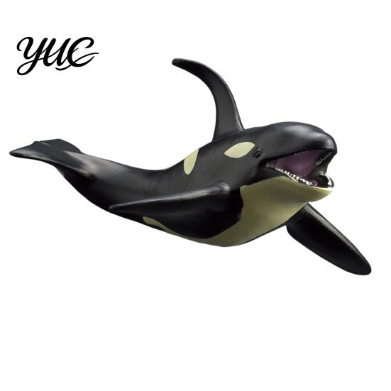 Educational Ocean Animal Toys Realistic Whale Model, Marine Creature Figurines, Beluga, Orca, Blue Whale, Gray Collectible Sea Life Figures
