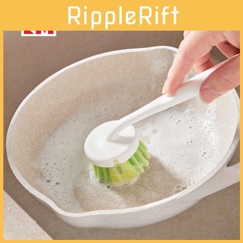 Durable Kitchen Pot Scrubber With Ergonomic Handle For Effective Cleaning Tool