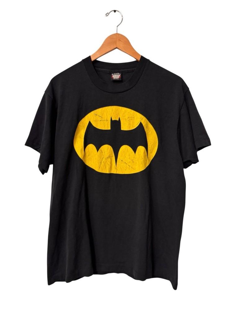 

Vintage 80s DC Comics Batman Logo Single Stitch Shirt Screen Stars Tag XL Unisex T-Shirt S