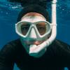 Tempered Glass Snorkeling Set Foldable Snorkel Diving Mask Professional Freediving Mask  Snorkeling