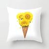 Sunflower Home Decor Car Sofa Cushion Cover Bed Printed Pillow Decoration