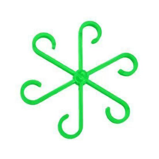 40 Stück Pflanzenständer Kunststoff Weiche Pflanzenstütze Mehrere Größen Aufrechtes Wachstum Rund Standsicherer Halter