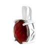 Серебряная подвеска с гранатом nano 2.188ct (60002409)