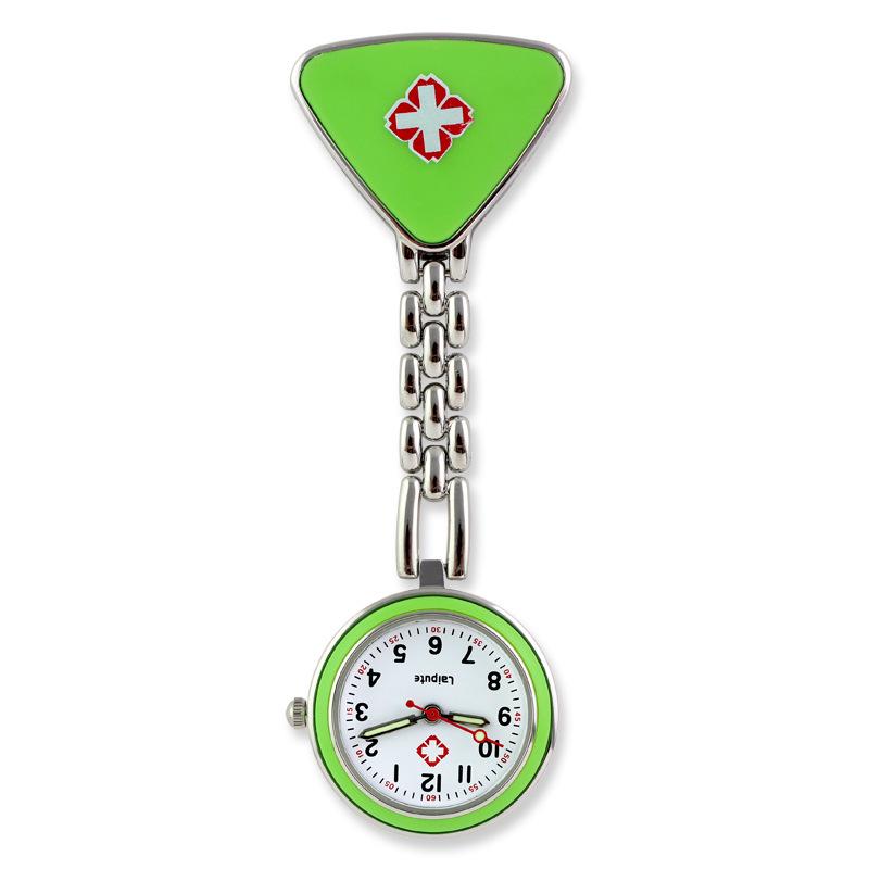 Leppte Luminous Nurse Watch: Clip-on Retro Pocket Breast Watch for Women, Cute Student Engraving