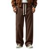 Men's Knit Relaxed Fit Straight Leg Casual Sweatpants with Drawstring Elastic Waist for Everyday Wear
