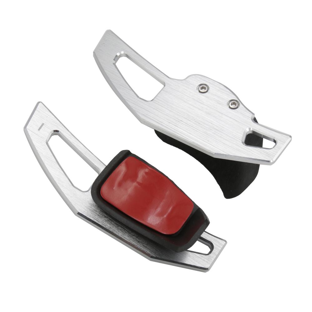 Car Steering Wheel DSG Shift Paddle Extension Shifters Sticker For Volkswagen Tiguan Golf6 MK6 Jetta GTI R20 R36 CC Scirocco EOS