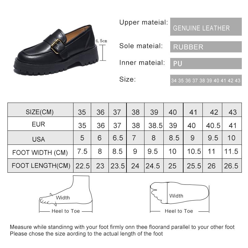 Fashion Shoes Women Loafers Genuine Leather Spring Big Size British Style School Girl Shoes Color Matching Fashion Oxford Shoes Women