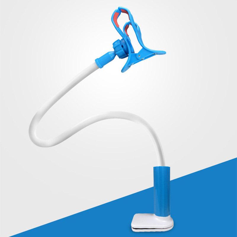 Universal Phone Holder Flexible Gooseneck Mount Clamp Stand Desk Phone Bracket 360° Rotate Mobile Phone Clip For iPhone Xiaomi