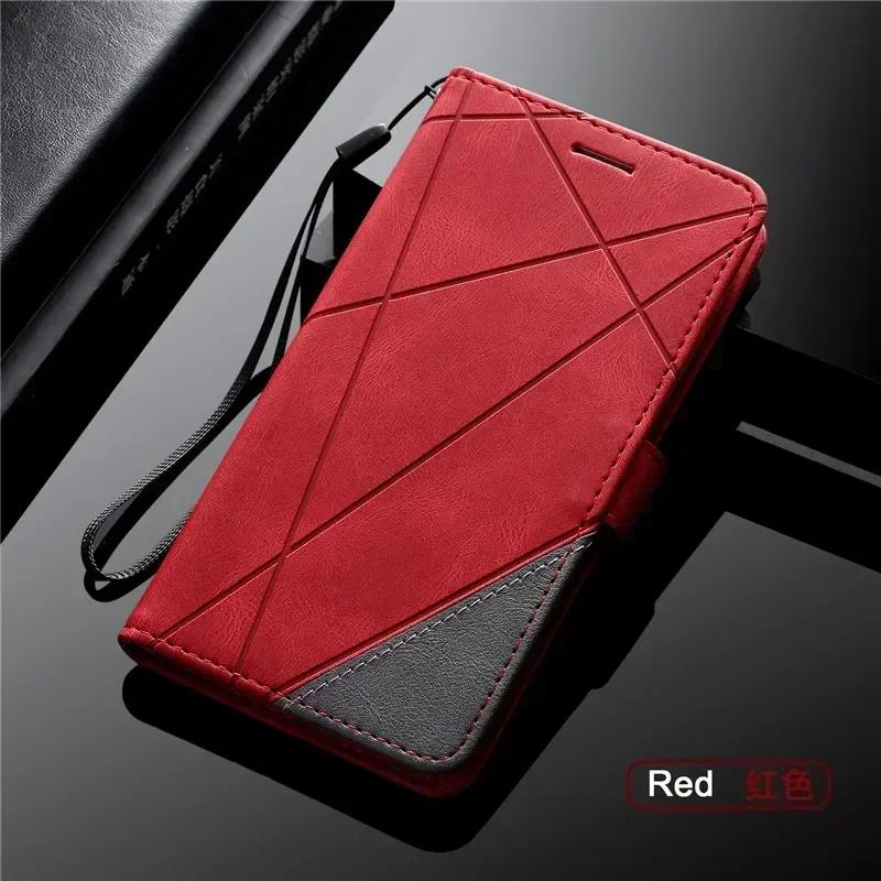 

Для Coque Xiaomi Redmi 14C 5G чехол-книжка кожаный чехол-кошелек на Funda Xiomi Xiaomi Redmi 14C Redmi14C 14 C 5G чехол для телефона сумка For Redmi 14C красный