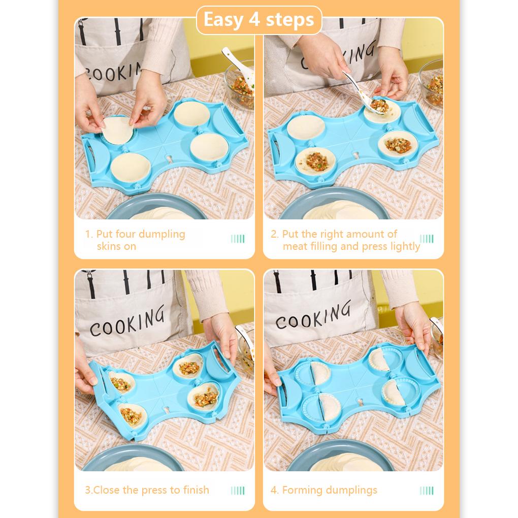 Dumplings Molds Manual Press Pastry Fruit Pies Wrapper Baking Mould Clips DIY Making Household Cooking Gadget Gifts