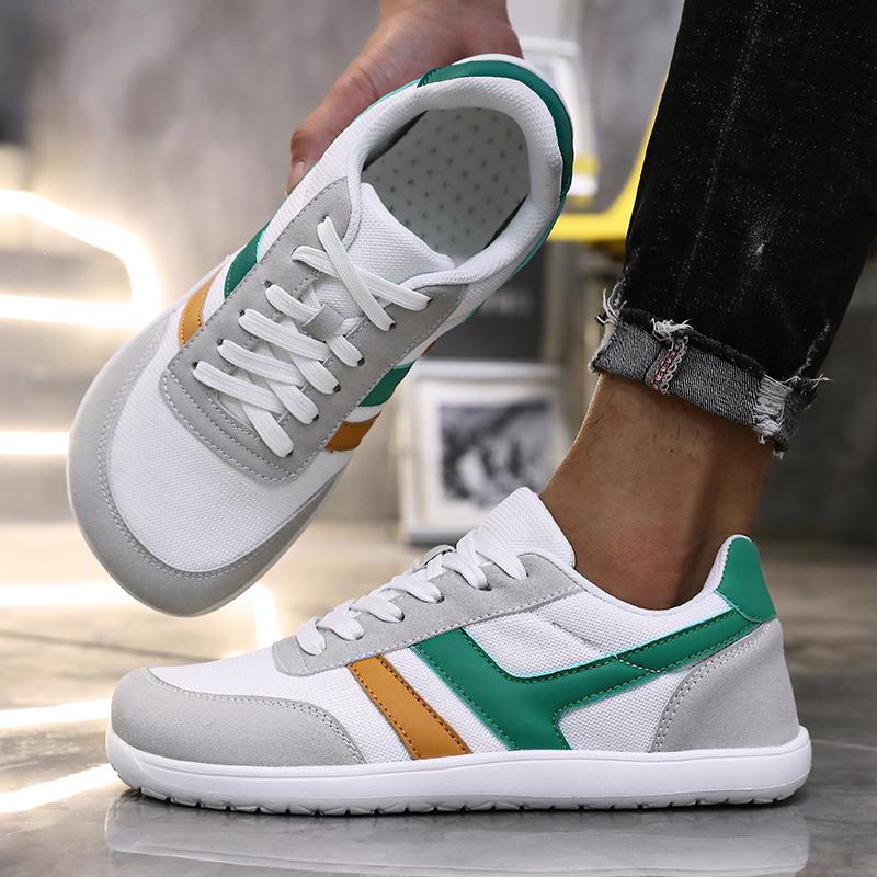 Men's Minimalist Barefoot Shoes Cross Training Shoes Anti Slip Wide Toe Walking Shoes Lightweight Tennis Social Shoe Male 2025