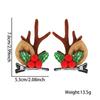 Christmas Hair Stylish Accessories With Cute Plush Antlers And Festive Decorations Women For