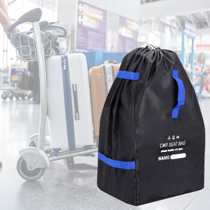 Lightweight Portable Storage Bag For Baby Car Seat Quick Fold 300D Oxford Backpack Enhances Impact Resistance