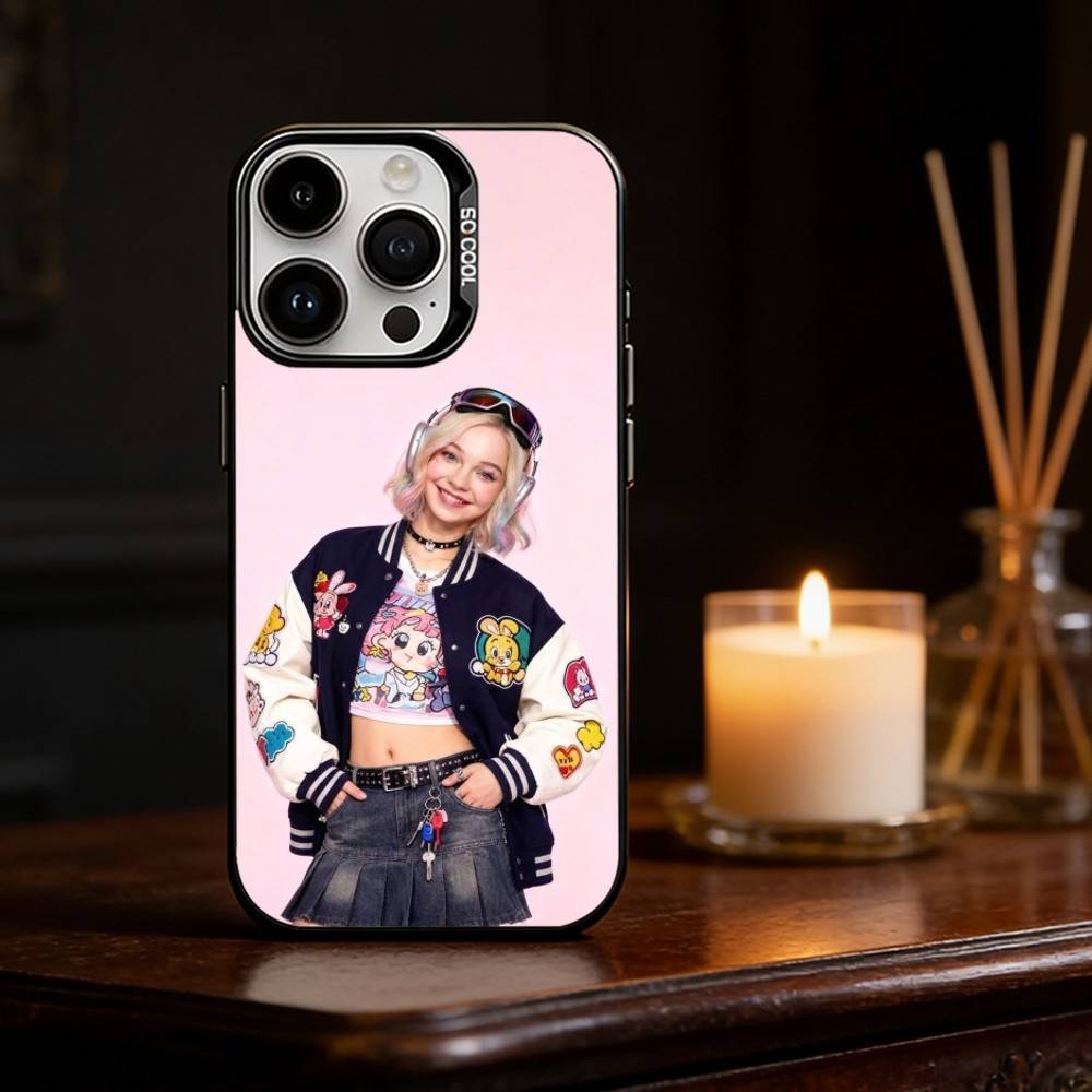 Lovely E-Emma Actor M-Myers Phone Case For iPhone 17 16 15 14 13 12 11 Pro Max Plus Silver Matte Black Cover