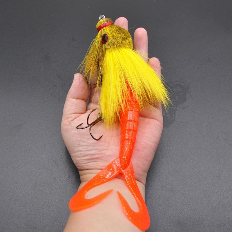 All Weather Soft Lures Baits For Catches And Release Fishing Realistic Appearance With Quality Furry Resin Construction