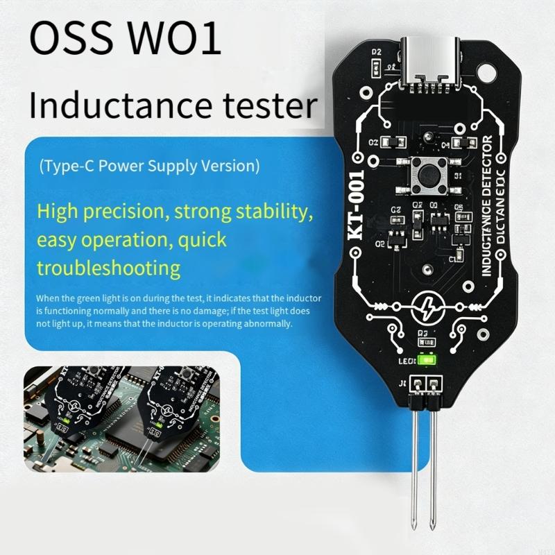 Compacts Digital Inductance Meter Inductor Testing Instrument Tool With Simple Operations And Visual Display M4YD