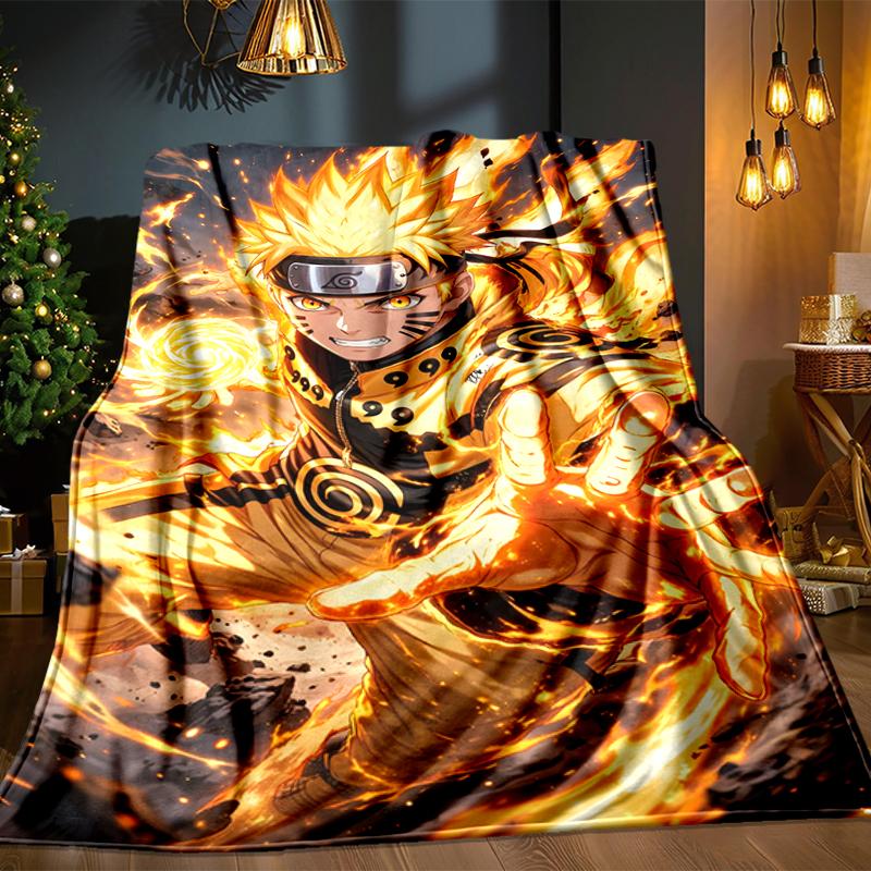 Dark Anime ninja Character Blanket Lightweight Ideal Bedding Blanket Perfect for Travel, Camping, Living Rooms, Offices, Sofas, Fan Christmas gift