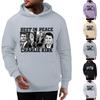 Men's Fashionable Casual Long-sleeved Printed Hooded Sweater Top