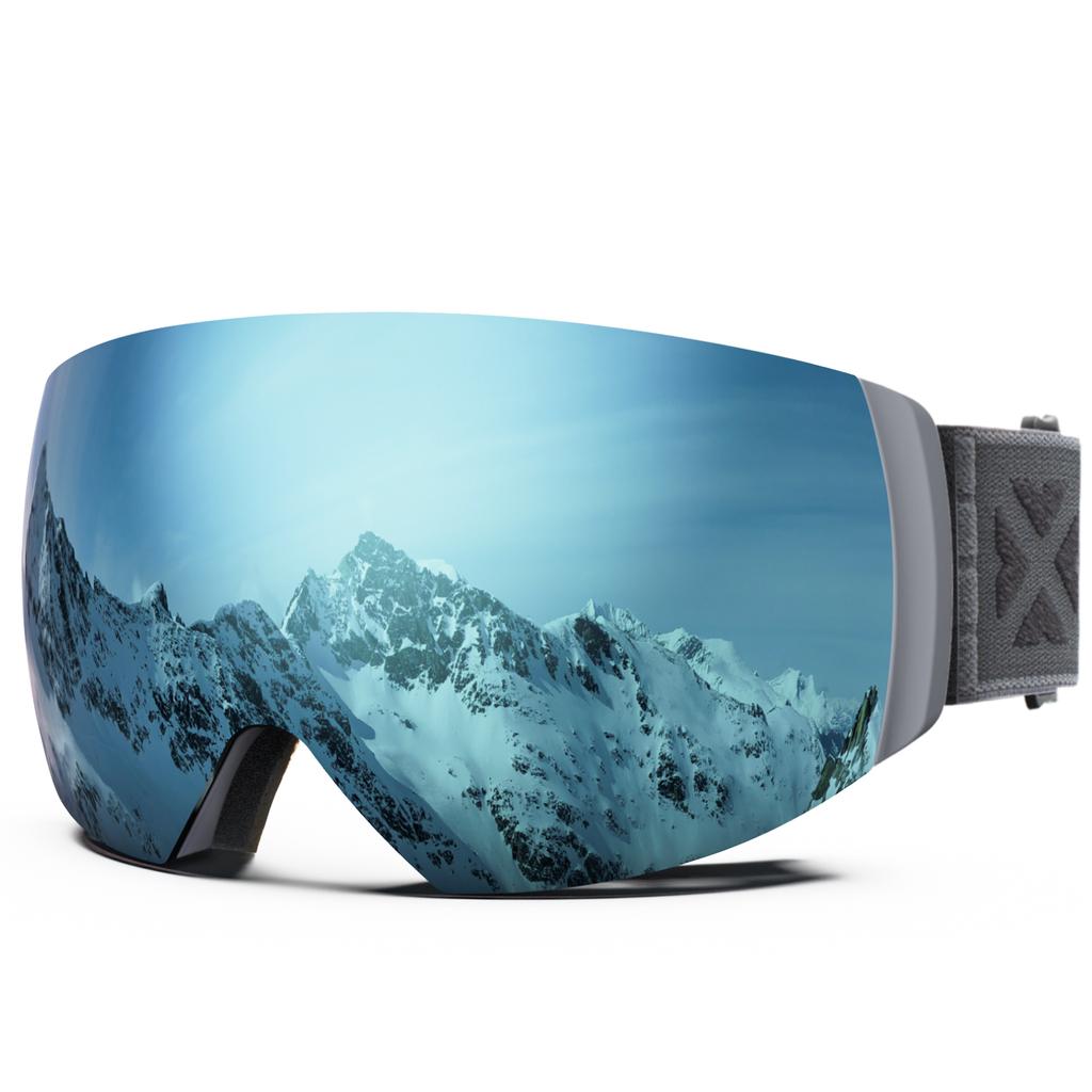 JULI Magnetic Ski Goggles Double Lens Anti Fog UV400 Snowboard Glasses For Men Women