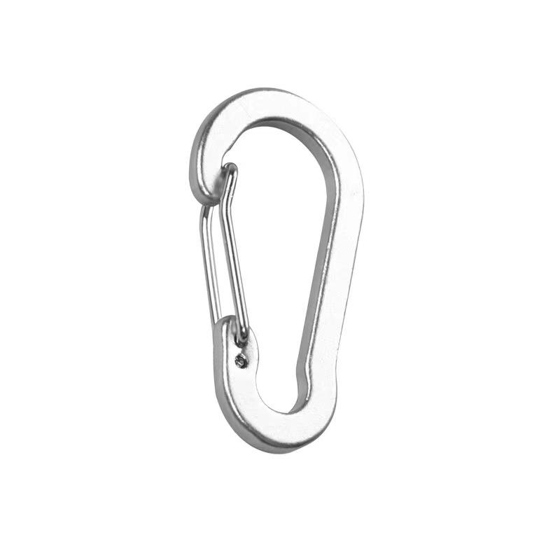 Neue Federhaken Bergsteigen Schnalle Kleine Karabiner Clips Outdoor Camping Multi Tool Angeln Klettern Zubehör Federverschluss