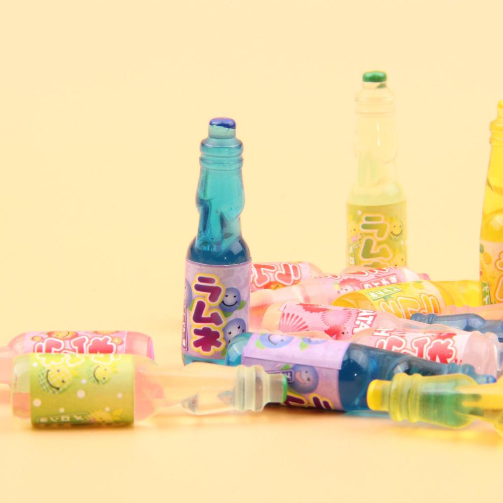 Handmade Resin Miniature Soda Bottle Dollhouse Accessory