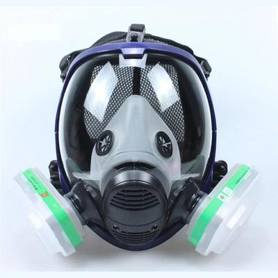 Chemical Mask 6800 7 In 1 Gas Mask Dustproof Respirator Paint Pesticide Spray Silicone Full Face Filters For Laboratory Welding