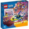 LEGO City Water Police Mission 60355, Toy Blocks, Gift for Police, Rescue, Boys and Girls, Ages 6 and Up
