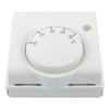 Temperature Switch Thermostat L83 X H83 X T31mm Room Temperature Controller White 220V AC For Hotel Restaurant Brand New