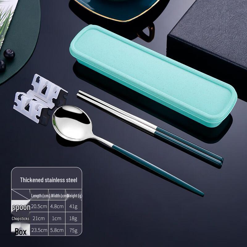 ZISIZ Stainless Steel Portable Cutlery Set