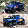 1/28 Ölçekli Ford Raptor F150 pres döküm model araç Oyuncak, Geri Çekin Oyuncak Araç Ses ve Işık ile Çocuklar için Yürümeye Başlayan Erkek Kız Hediye Koleksiyonu