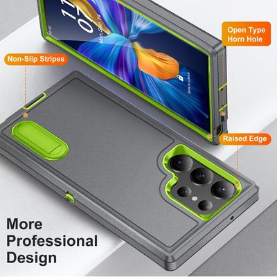 Non-Fingerprint Heavy Duty Protection Case for Samsung Galaxy S23 Ultra S22 Plus A54 A04S S 22 23 A53 A13 A14 Mobile Phone Accessories