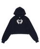NEWKITSCH Double Cat Crop Hood (Navy)