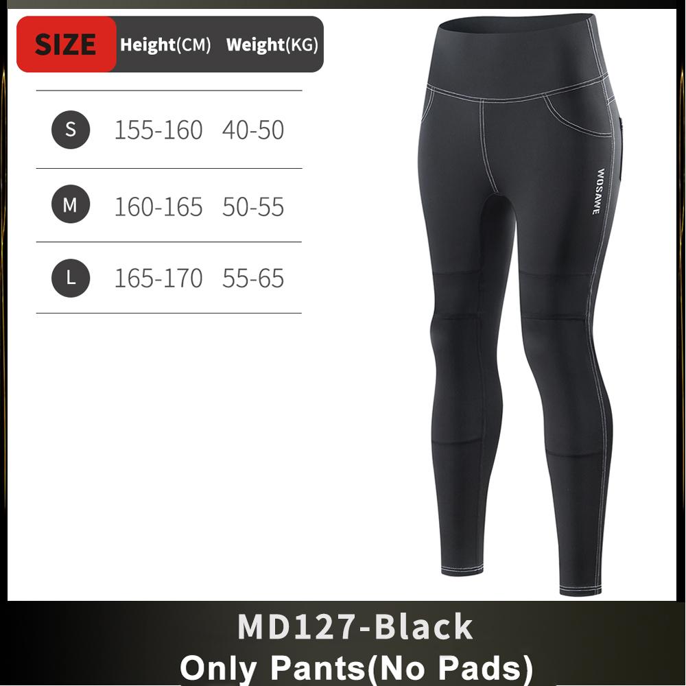 WOSAWE CE Level 2 Women Motorcycle Armor Pants High Waist Leggings Stretch Yoga Pants Gym Fitness Compression Butt Lift Pants EU S (ASIA M)