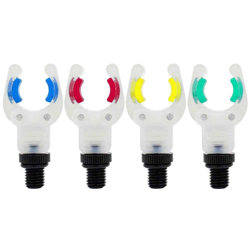 1/2Pcs Luminous Fish Rod Support Stand Heads U Shape Carp Fishing Rod Stand Rest Head Portable Holder Clips Fishing Rod Bracket